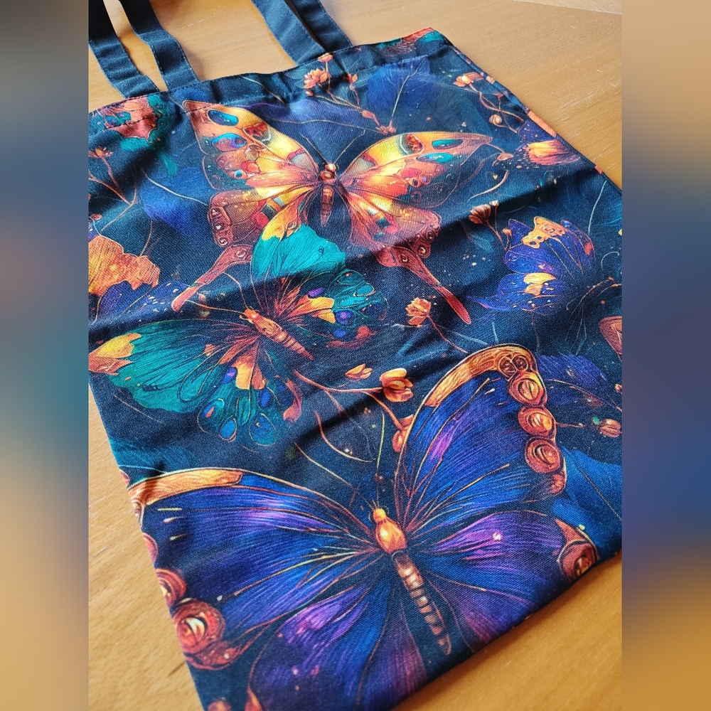 Colorful Butterfly Tote Bag